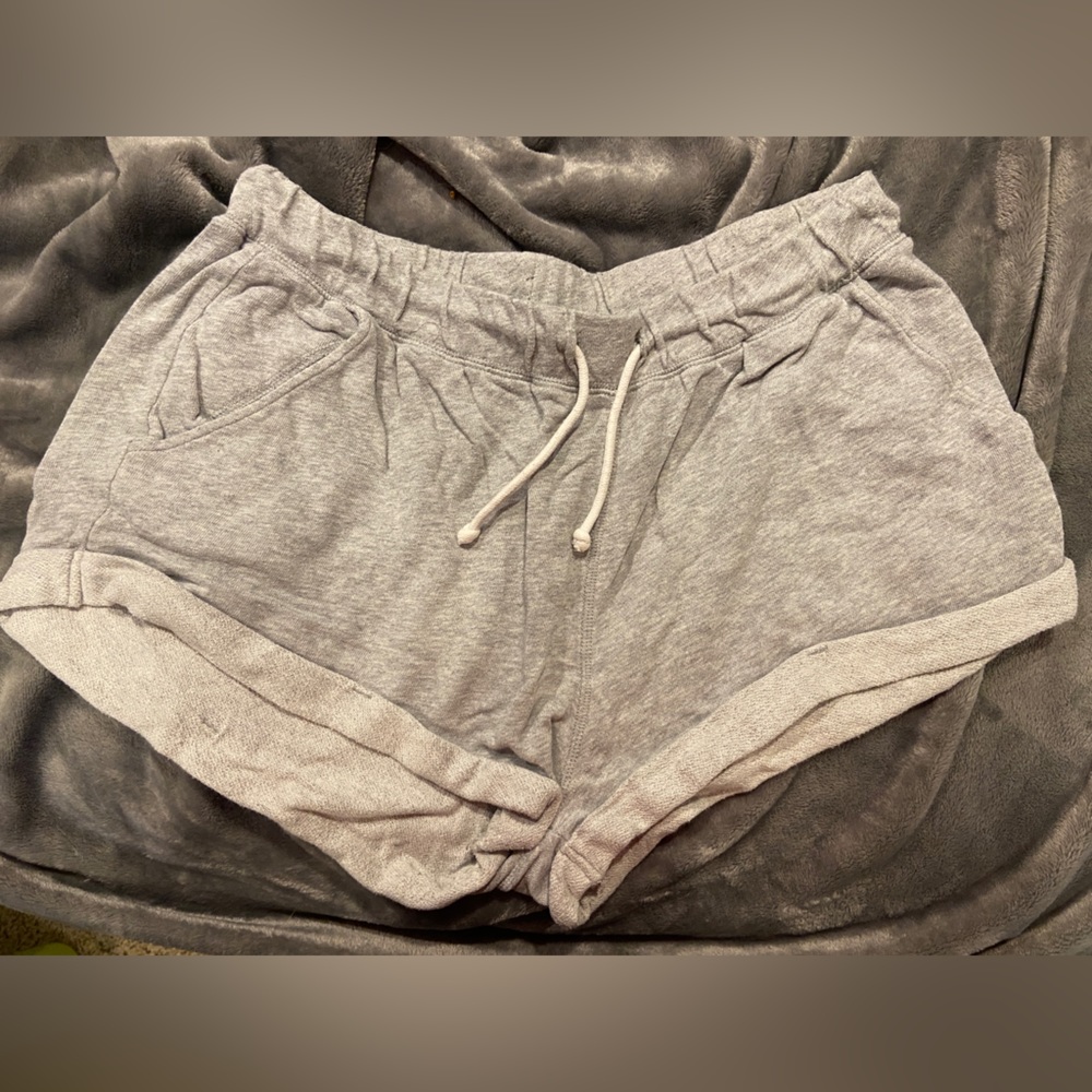 Grey sweat shorts